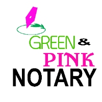 GREEN & PINK NOTARY SIGNING AGENT SERVICES